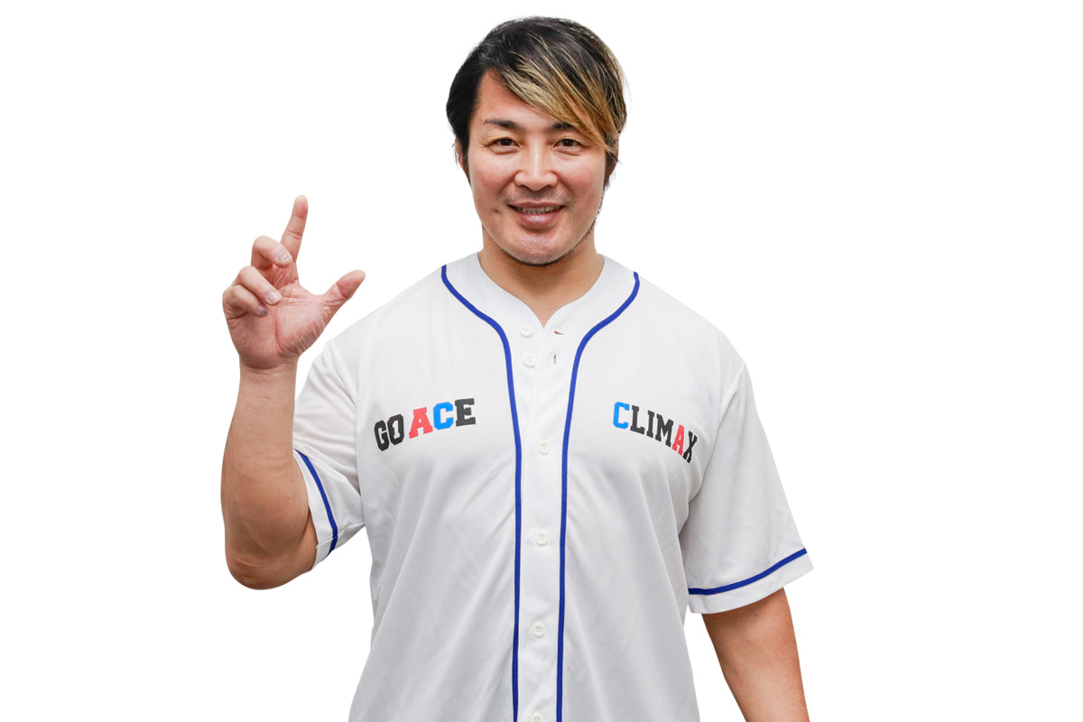 棚橋弘至「GO ACE CLIMAX」べースボールシャツ