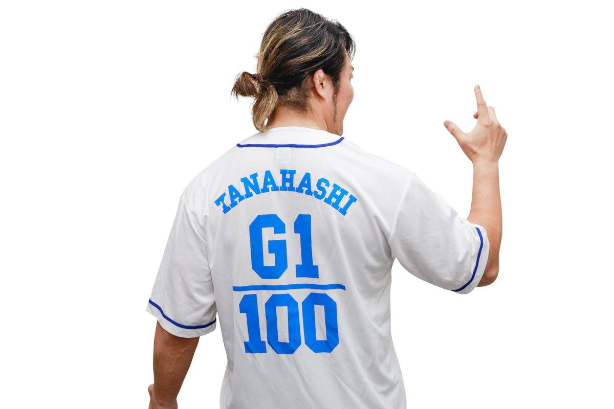 棚橋弘至「GO ACE CLIMAX」べースボールシャツ