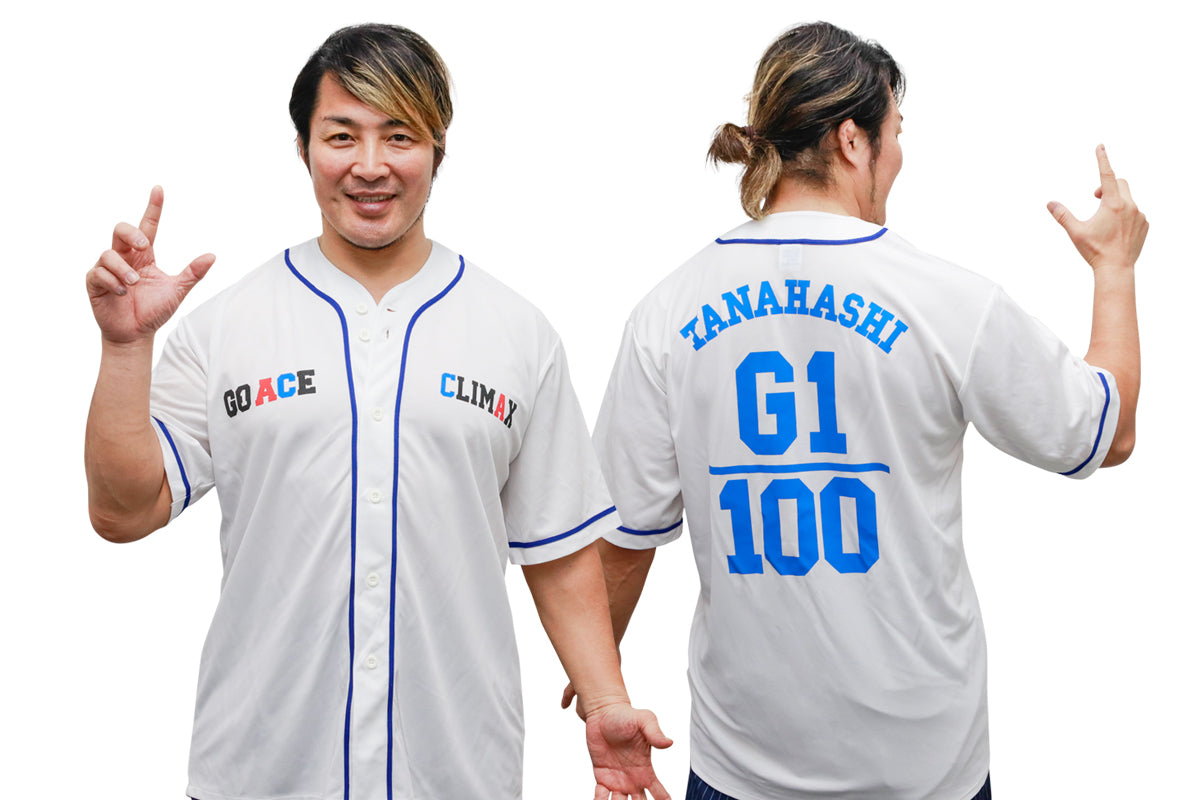 棚橋弘至「GO ACE CLIMAX」べースボールシャツ