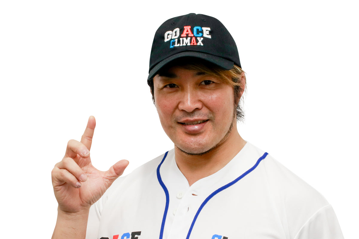 棚橋弘至「GO ACE CLIMAX」ローキャップ