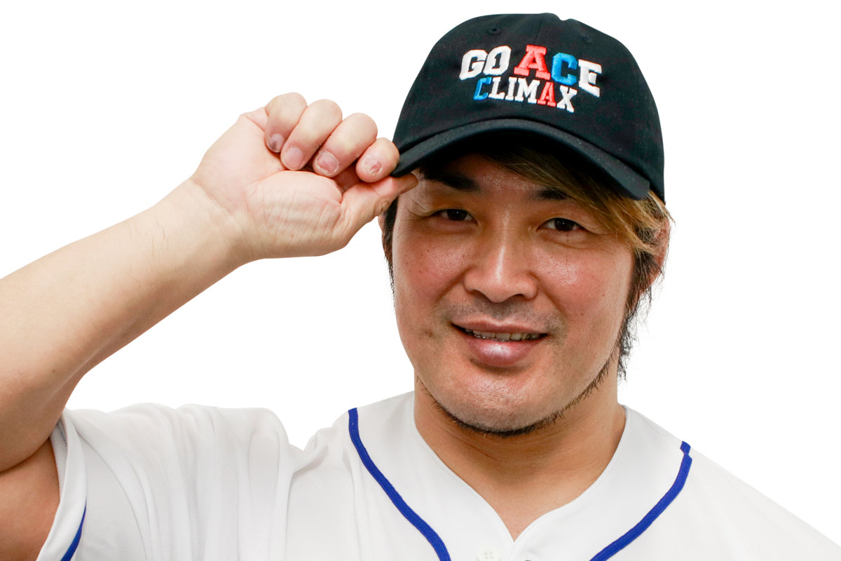 棚橋弘至「GO ACE CLIMAX」ローキャップ
