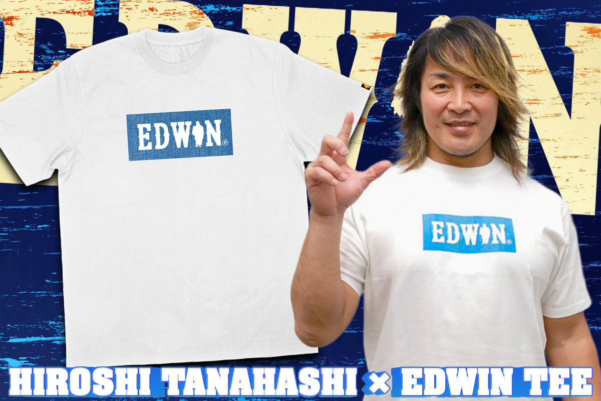 棚橋弘至×EDWIN「ボックスロゴ」Tシャツ