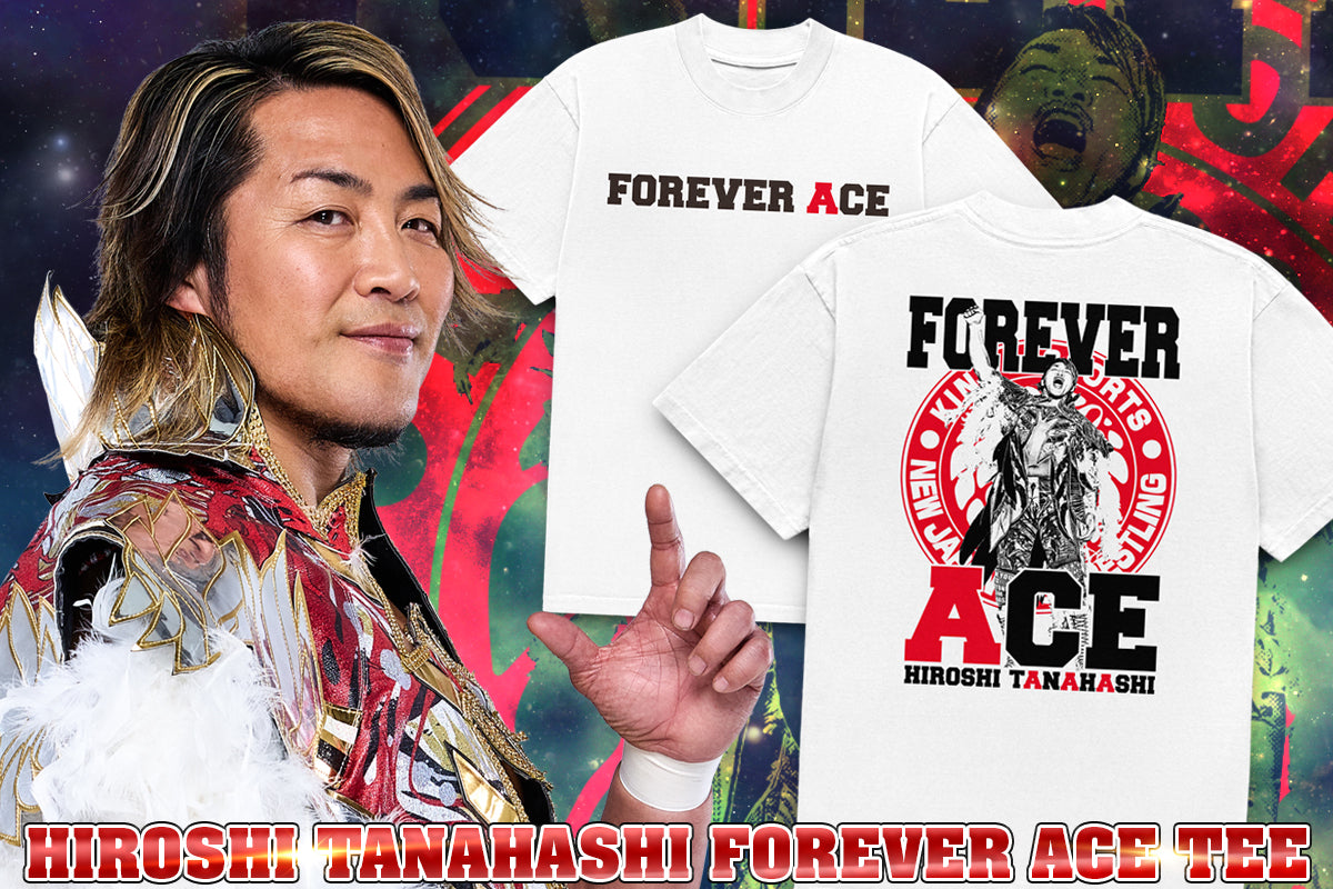 棚橋弘至「FOREVER ACE」Tシャツ(ホワイト)
