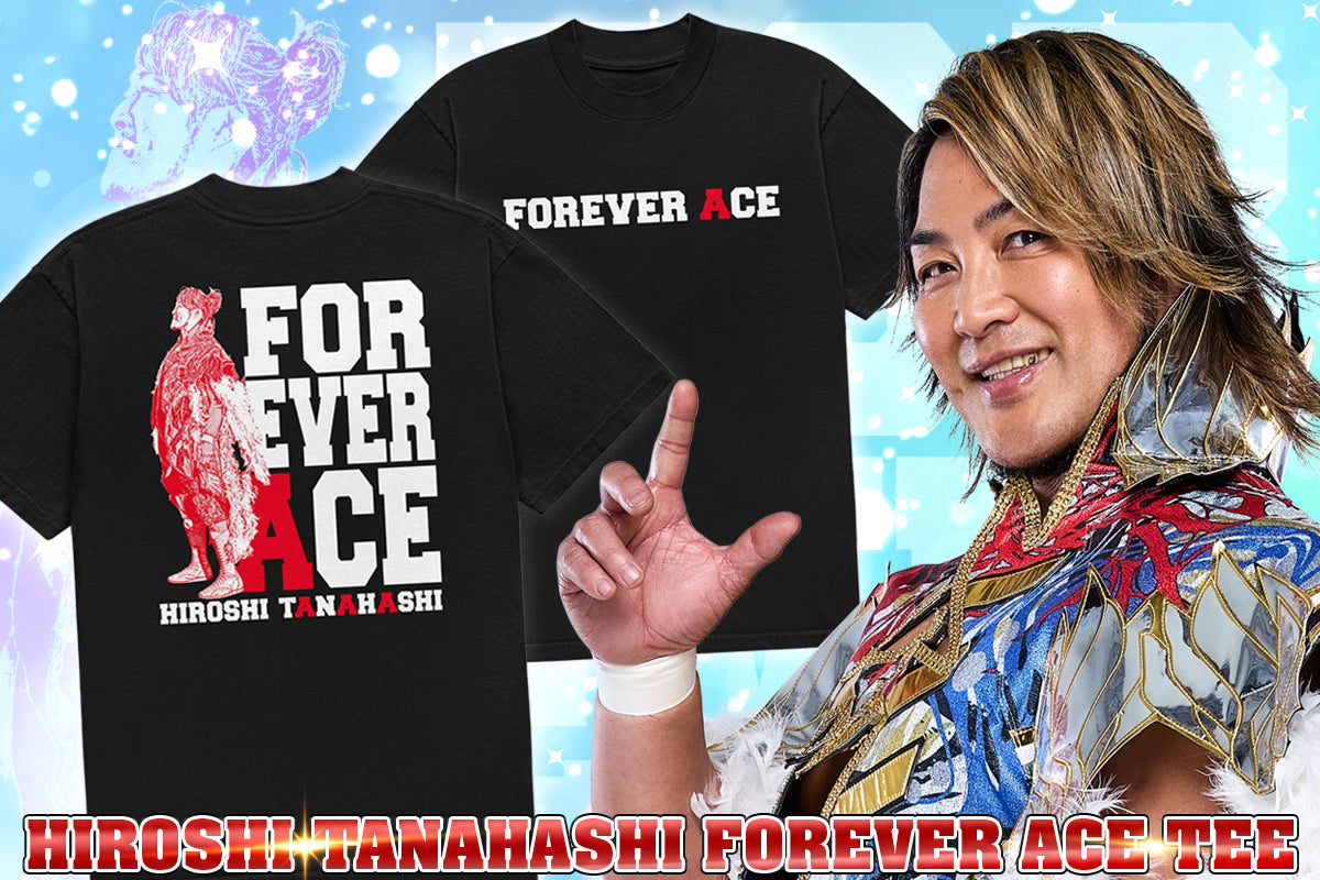 棚橋弘至「FOREVER ACE」Tシャツ(ブラック)