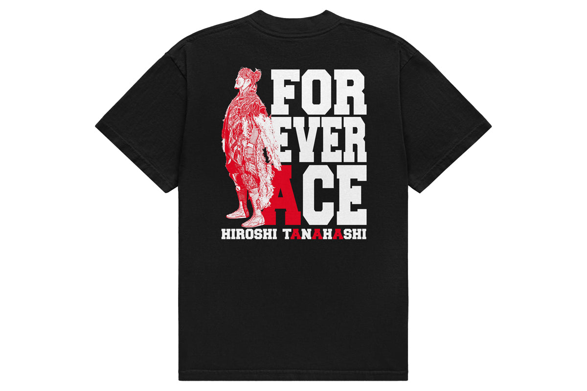 棚橋弘至「FOREVER ACE」Tシャツ(ブラック)