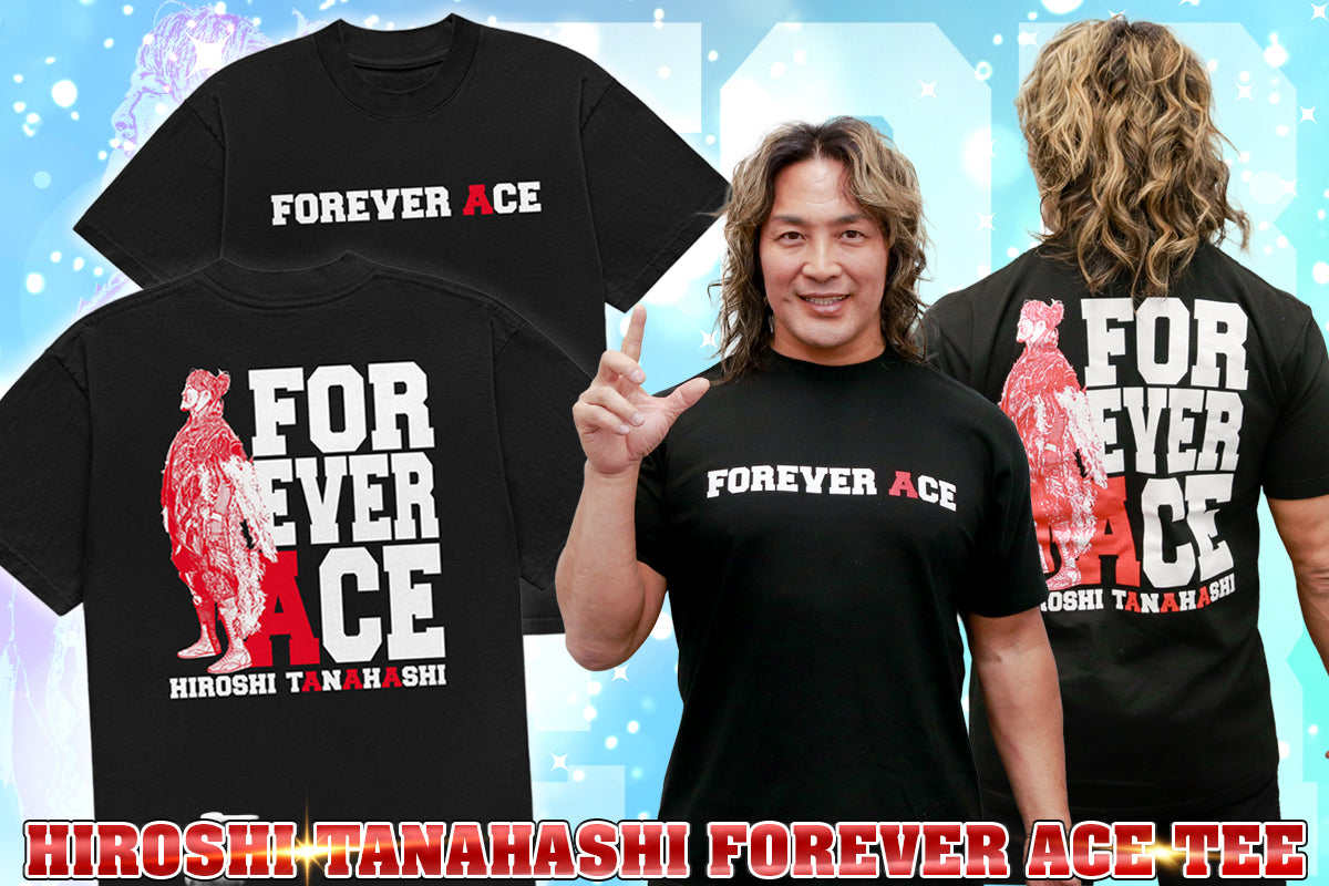 棚橋弘至「FOREVER ACE」Tシャツ(ブラック)