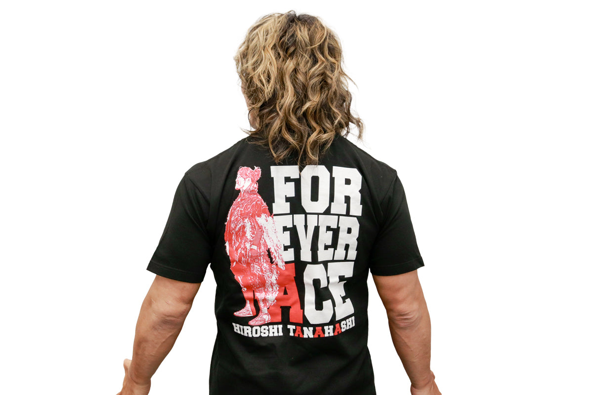 棚橋弘至「FOREVER ACE」Tシャツ(ブラック)