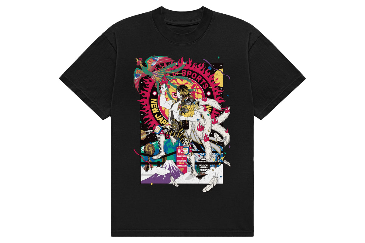 WK20 棚橋弘至×中村佑介 Tシャツ(ブラック)