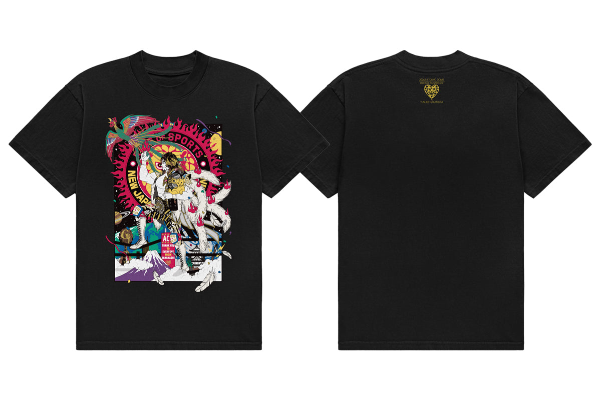 WK20 棚橋弘至×中村佑介 Tシャツ(ブラック)