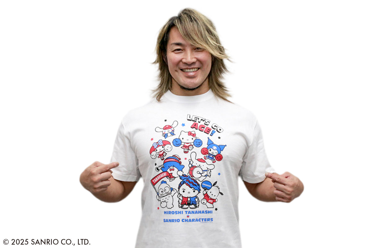 棚橋弘至×サンリオキャラクターズ コラボTシャツ