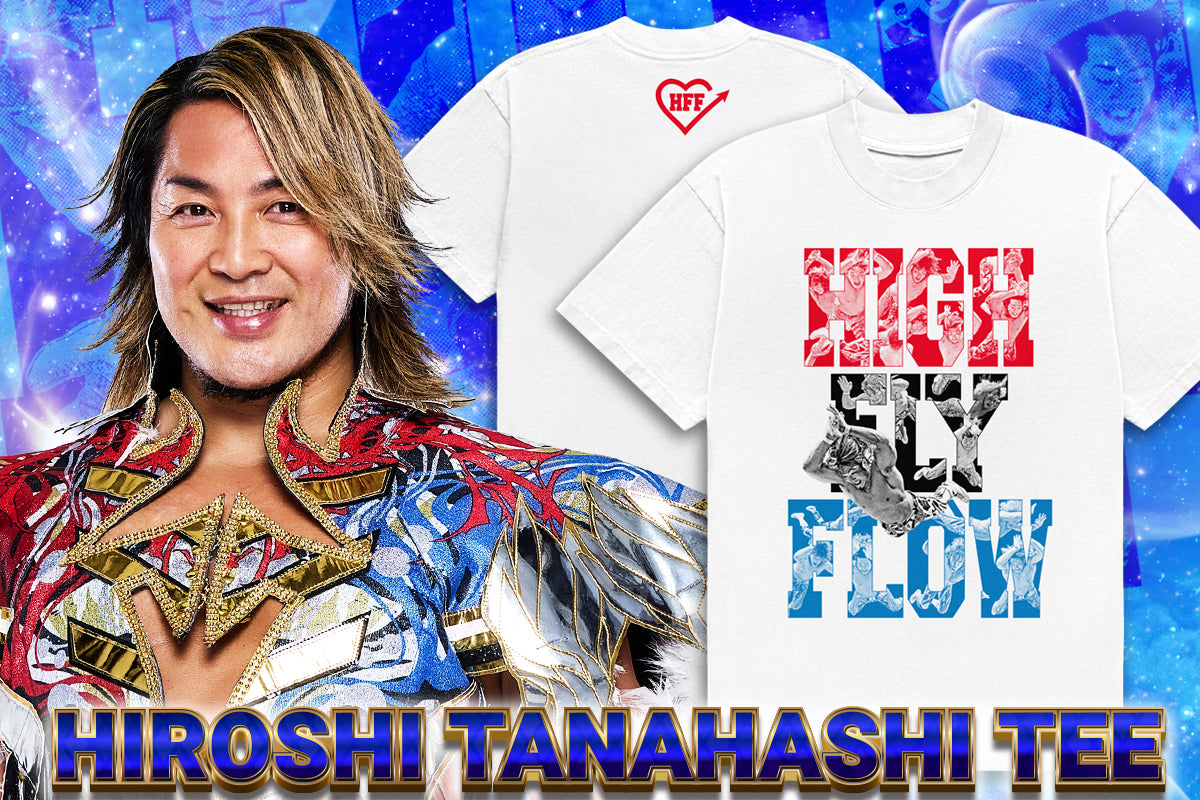棚橋弘至「HIGH FLY FLOW」ピクチャーTシャツ