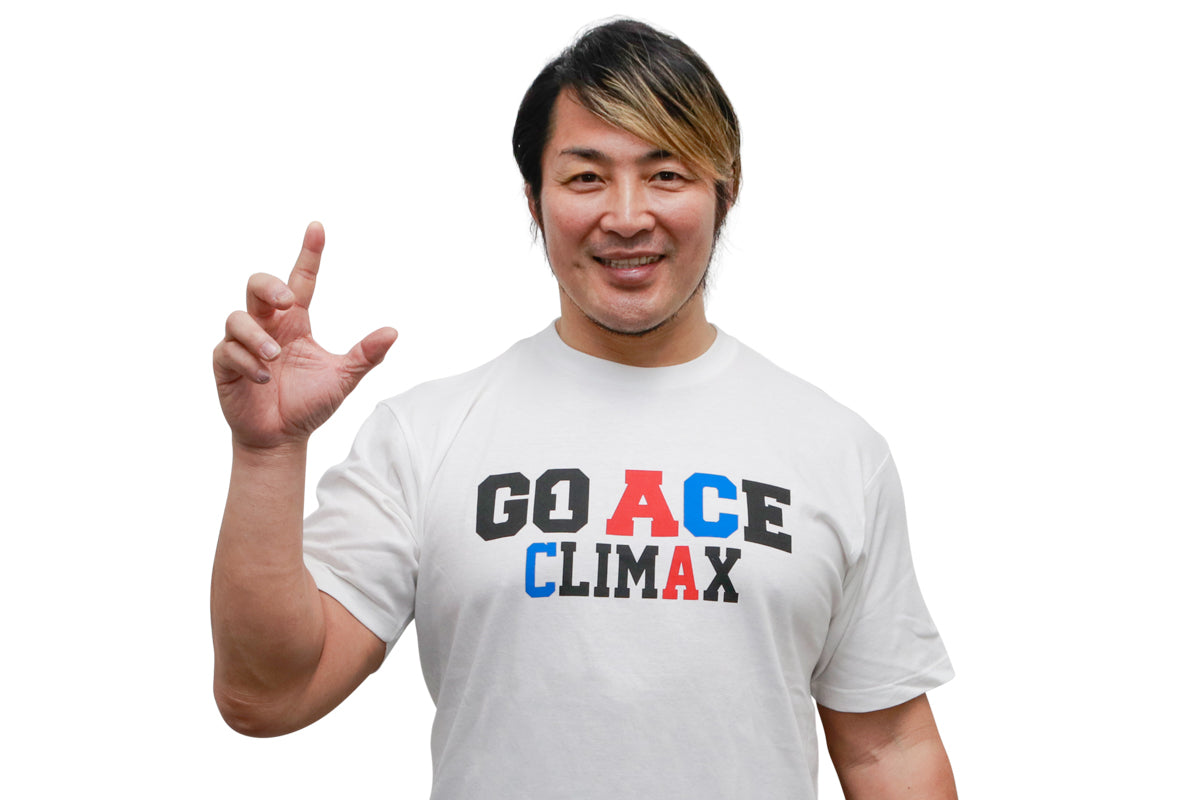 棚橋弘至「GO ACE CLIMAX」Tシャツ