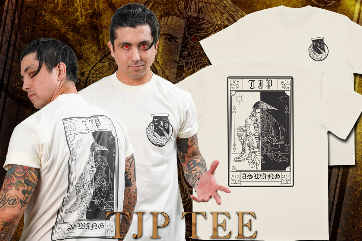 TJP「CARD」Tシャツ(アイボリー)