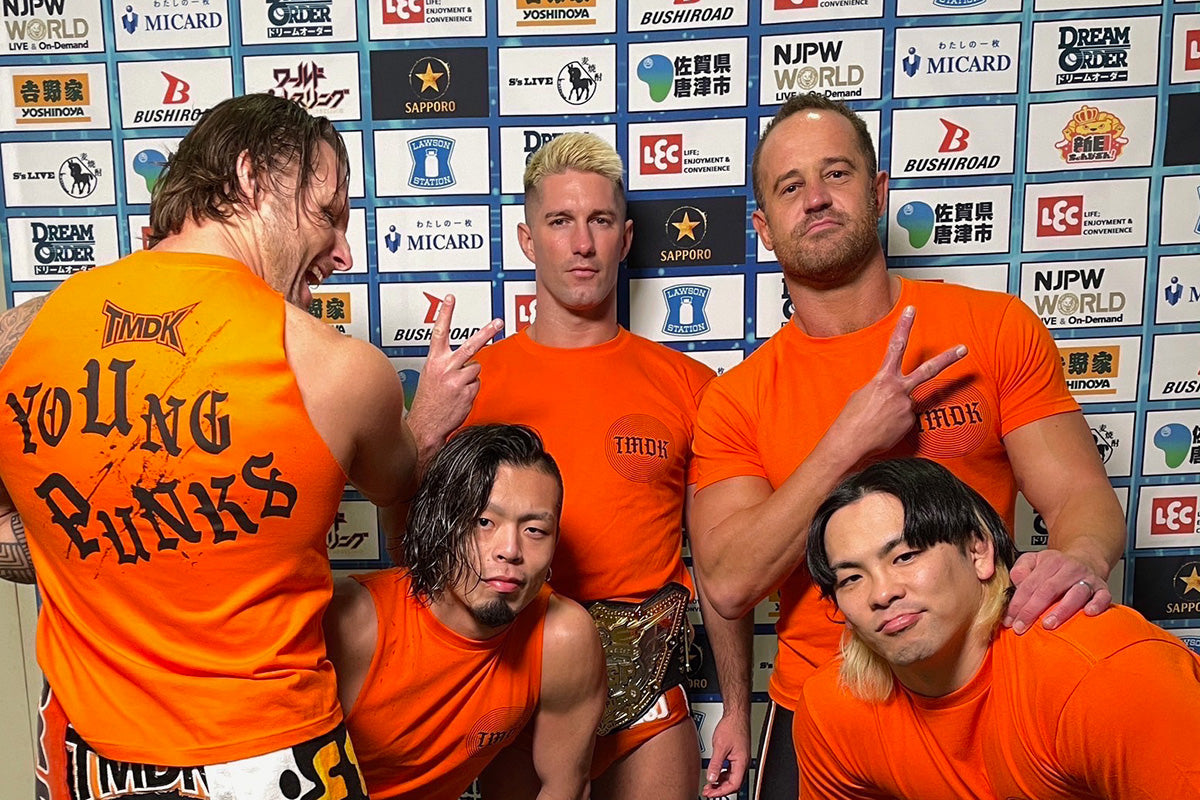 TMDK「YOUNG PUNKS」Tシャツ(オレンジ・2024)