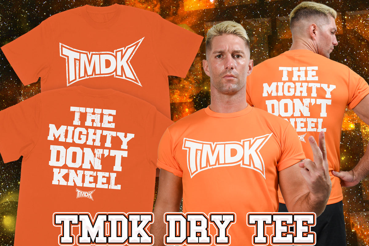 TMDK ドライTシャツ(オレンジ×ホワイト)