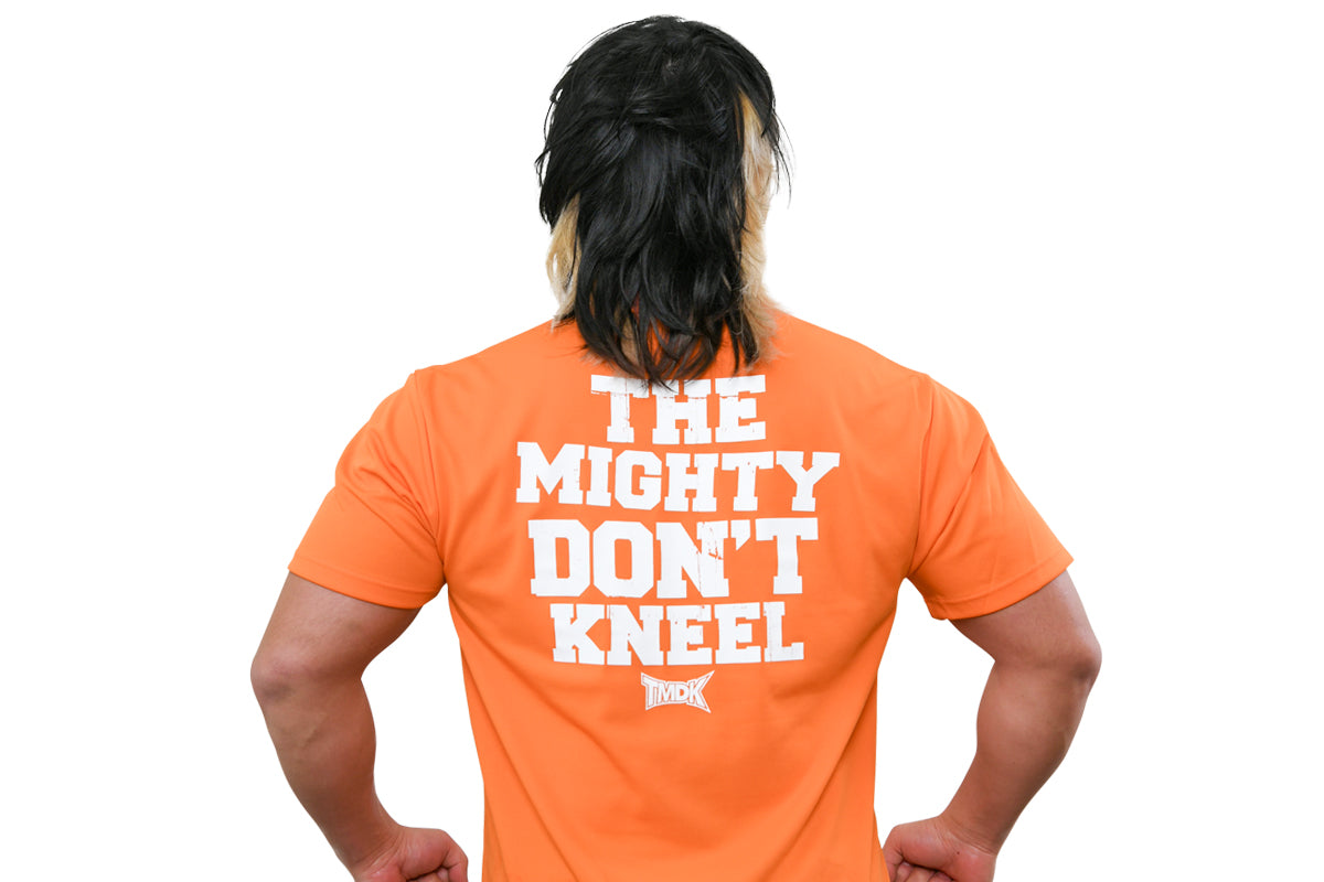 TMDK ドライTシャツ(オレンジ×ホワイト)