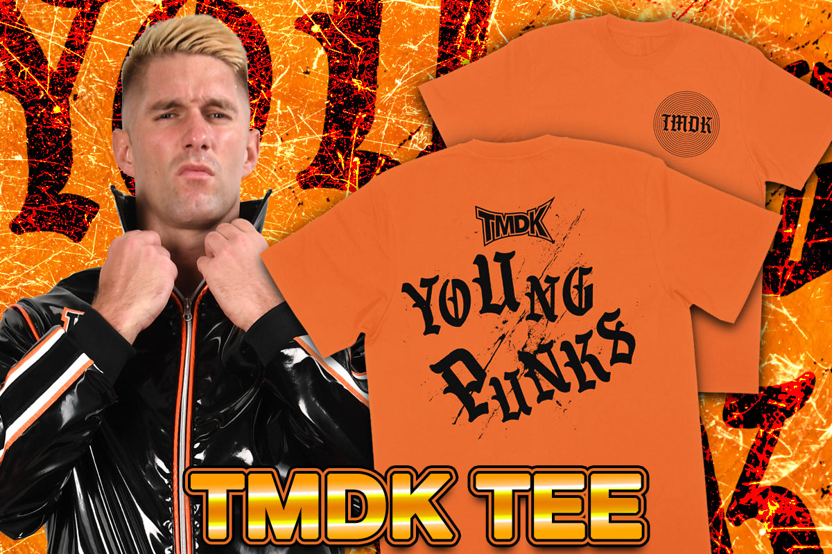 TMDK「YOUNG PUNKS」Tシャツ(オレンジ・2024)