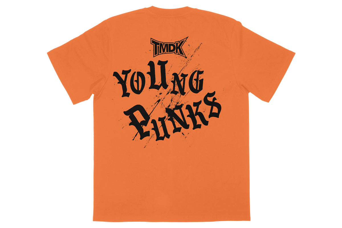 TMDK「YOUNG PUNKS」Tシャツ(オレンジ・2024)