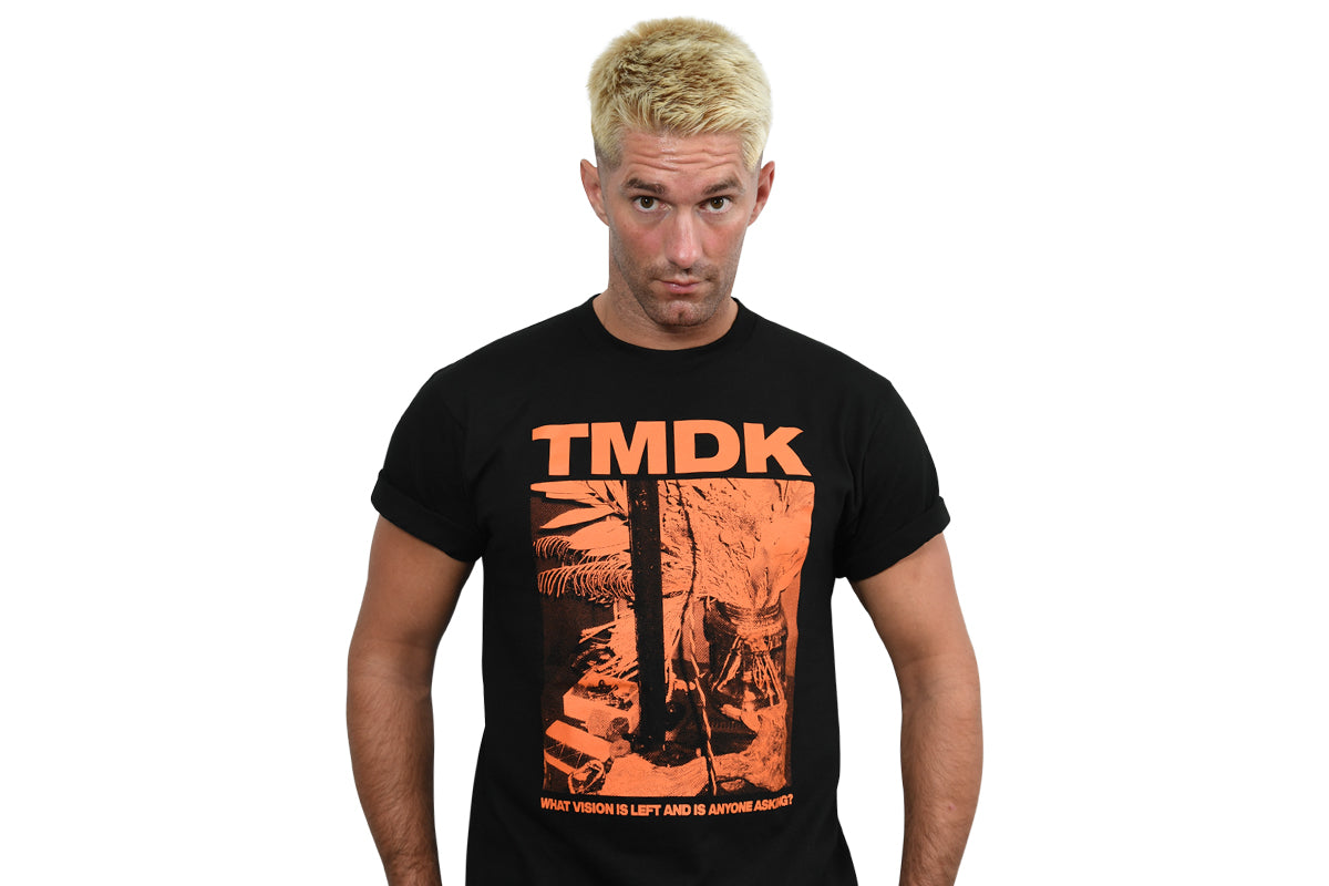 TMDK「VISION」Tシャツ(ブラック×オレンジ)