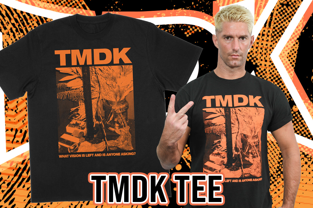 TMDK「VISION」Tシャツ(ブラック×オレンジ)