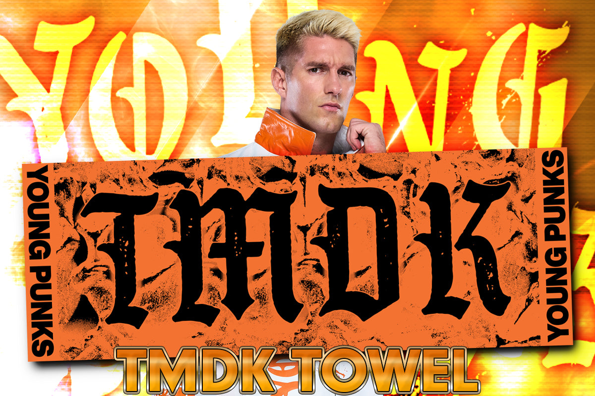 TMDK「YOUNG PUNKS」スポーツタオル(2025・オレンジ×ブラック)