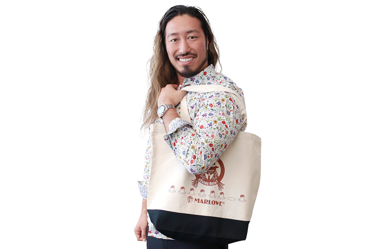 辻陽太 × マーロウ コラボラージトートバッグ(フレッシュクリーム)