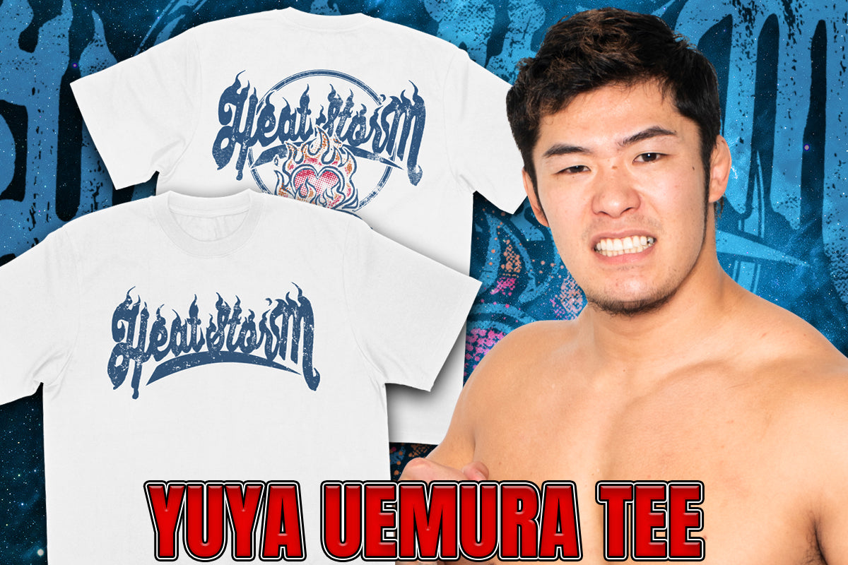 上村優也「HEAT STORM」Tシャツ(ホワイト・2024)
