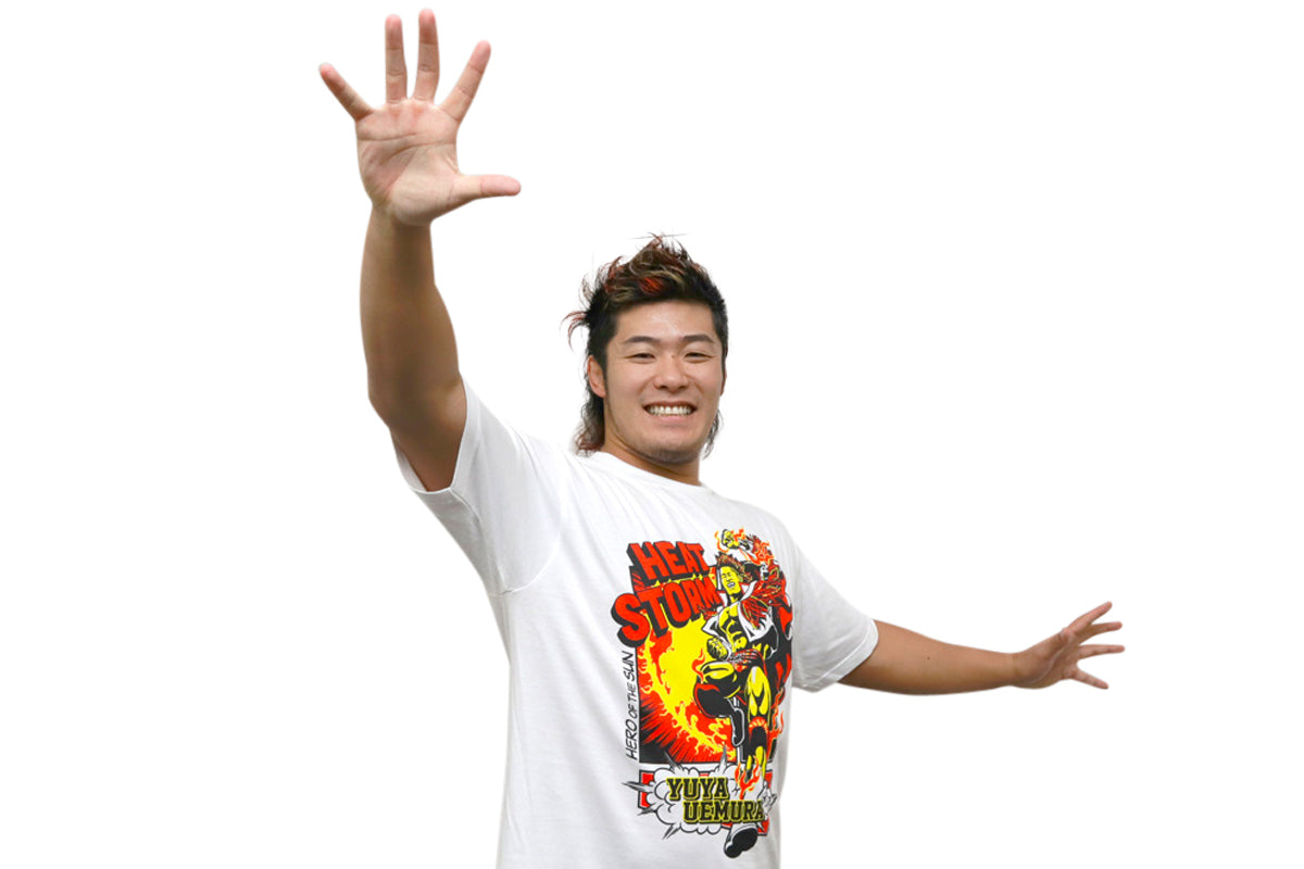 上村優也「HEAT STORM」イラストTシャツ(2025)