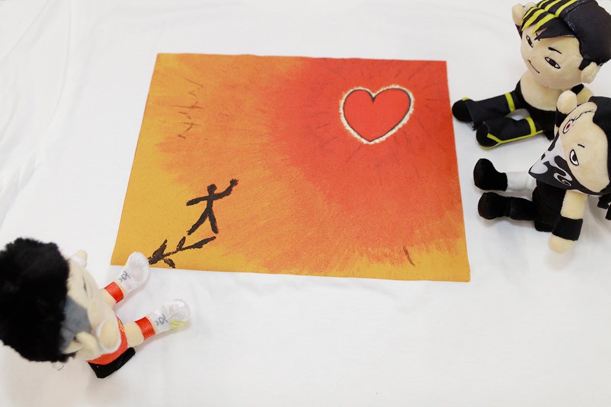 上村優也「降り注ぐ太陽力!(ふりそそぐたいようぱわー)」Tシャツ