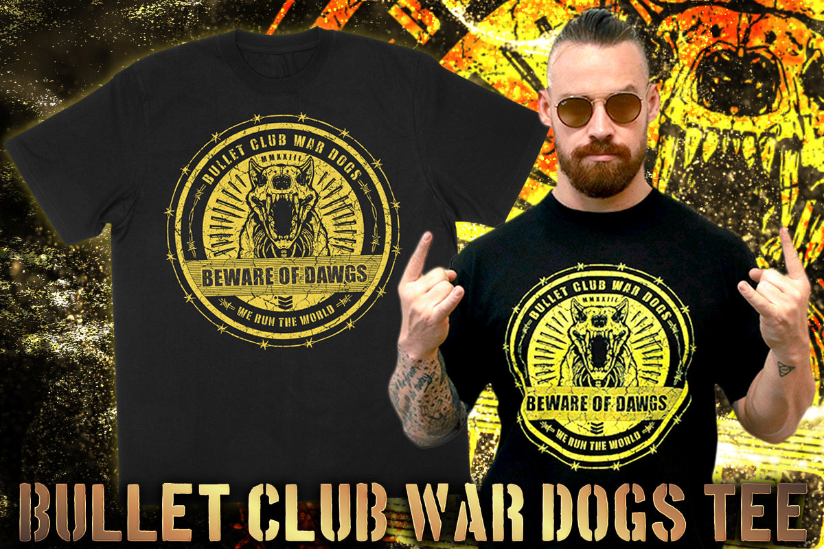 BULLET CLUB WAR DOGS「BEWARE OF DAWGS」Tシャツ