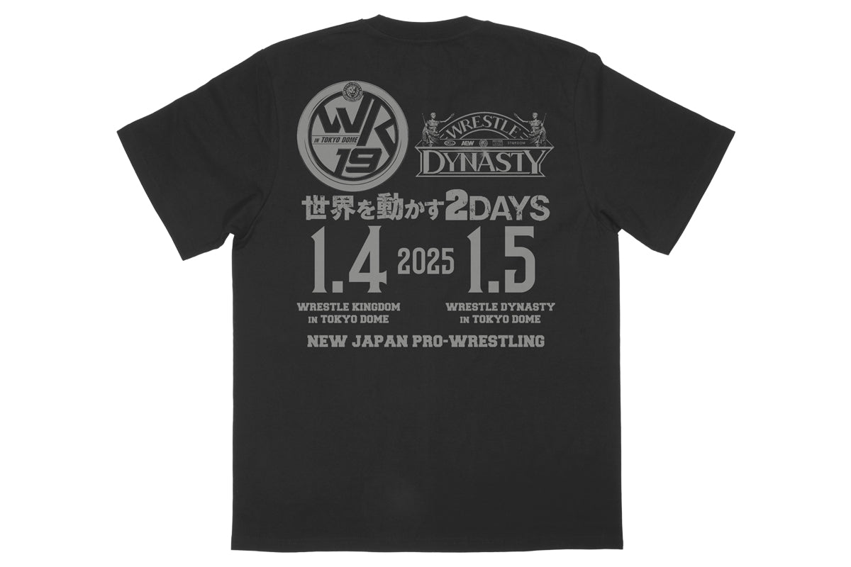 WRESTLE KINGDOM 19 大会記念 Tシャツ