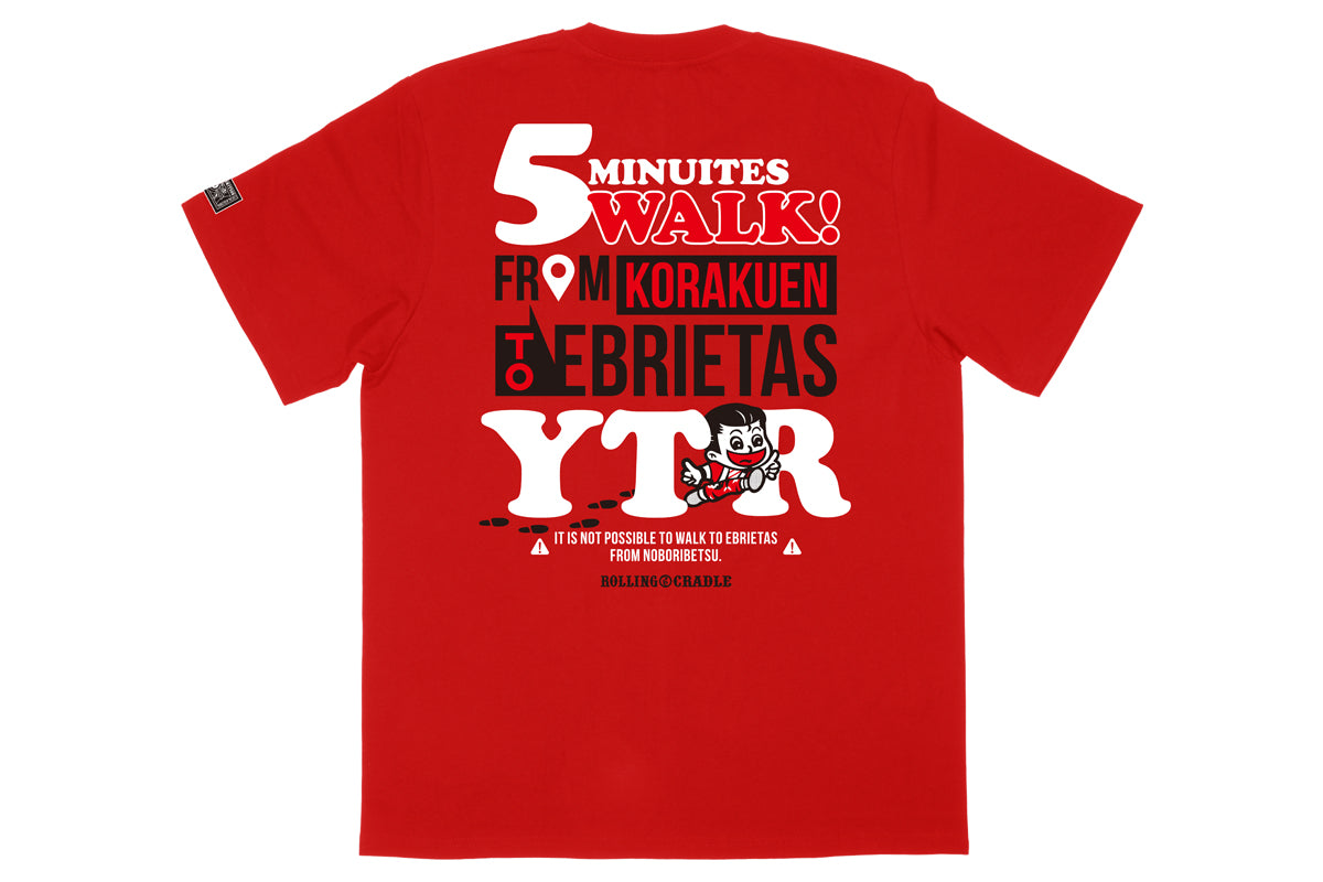 矢野通×ROLLING CRADLE コラボ「Let's go together!」Tシャツ(一面対抗戦限定カラー レッド/限定ステッカー付)