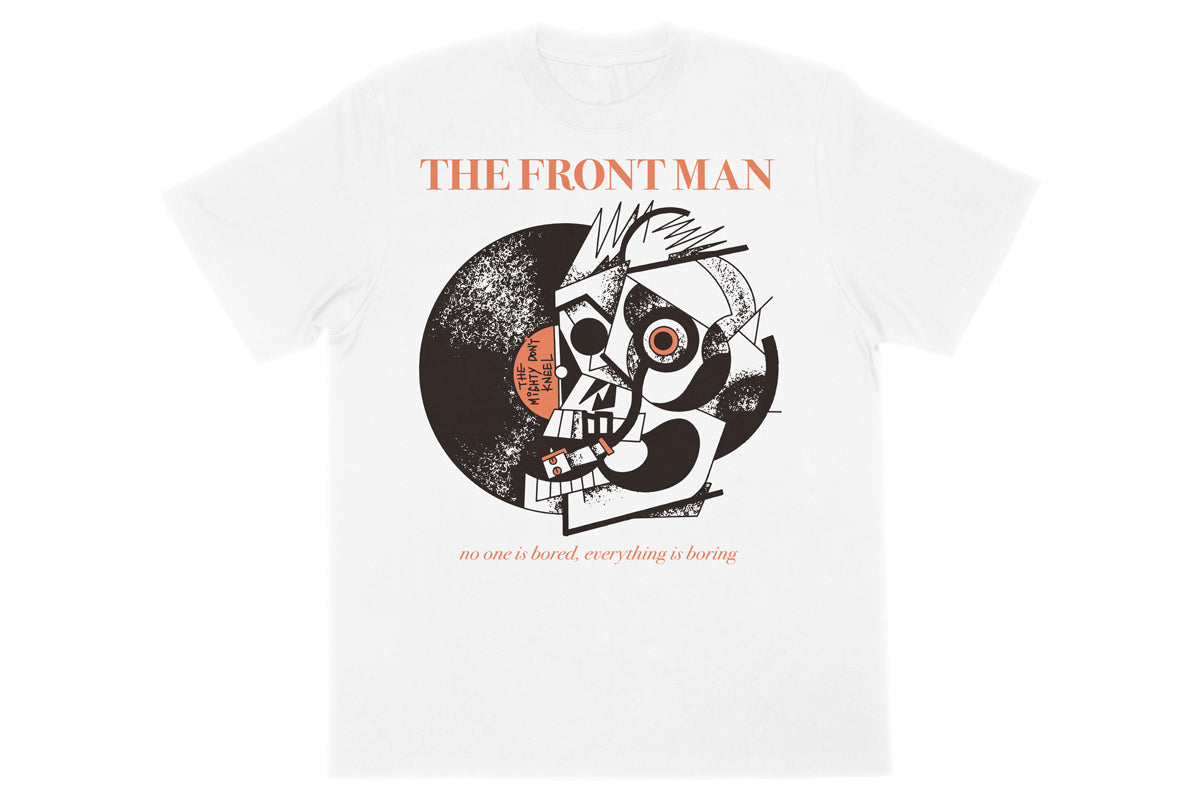 ザック・セイバーJr.「THE FRONT MAN」Tシャツ(ホワイト)