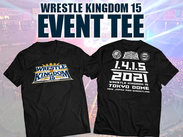 WRESTLE KINGDOM 15 大会記念 Tシャツ