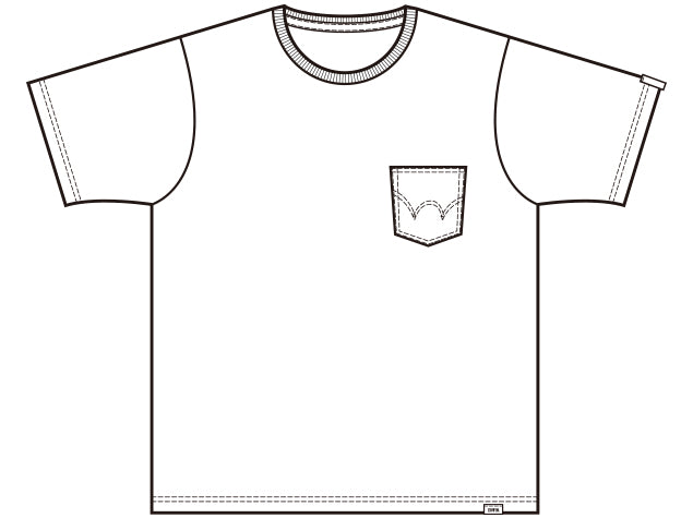 EDWIN×NJPW コラボ ポケットTシャツ(バンダナ柄)