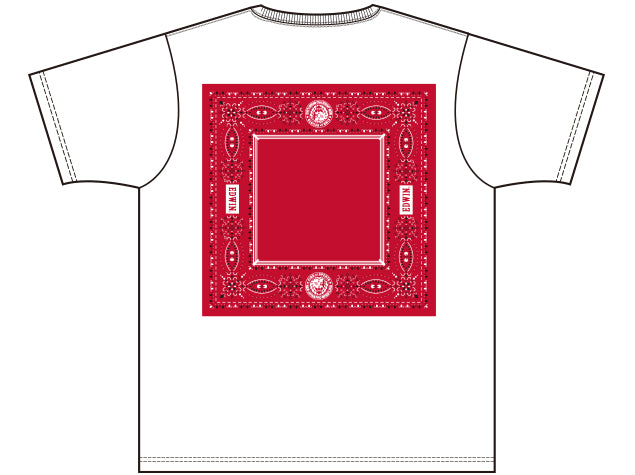 EDWIN×NJPW コラボ ポケットTシャツ(バンダナ柄)