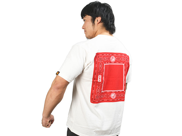 EDWIN×NJPW コラボ ポケットTシャツ(バンダナ柄)