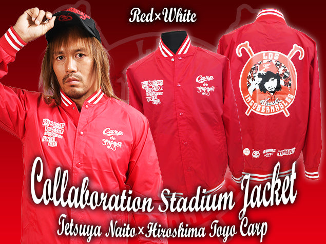 【残りわずか】広島東洋カープ×内藤哲也 スタジアムジャンパー(RED)