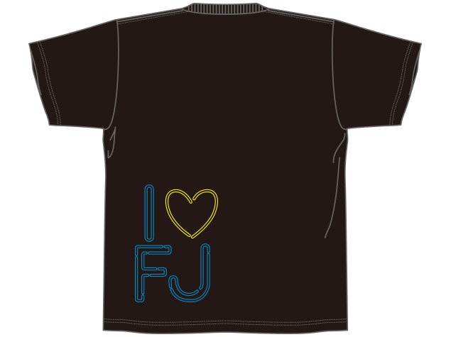 ジュース&フィンレー「I LOVE FJ」Tシャツ（ブラック）