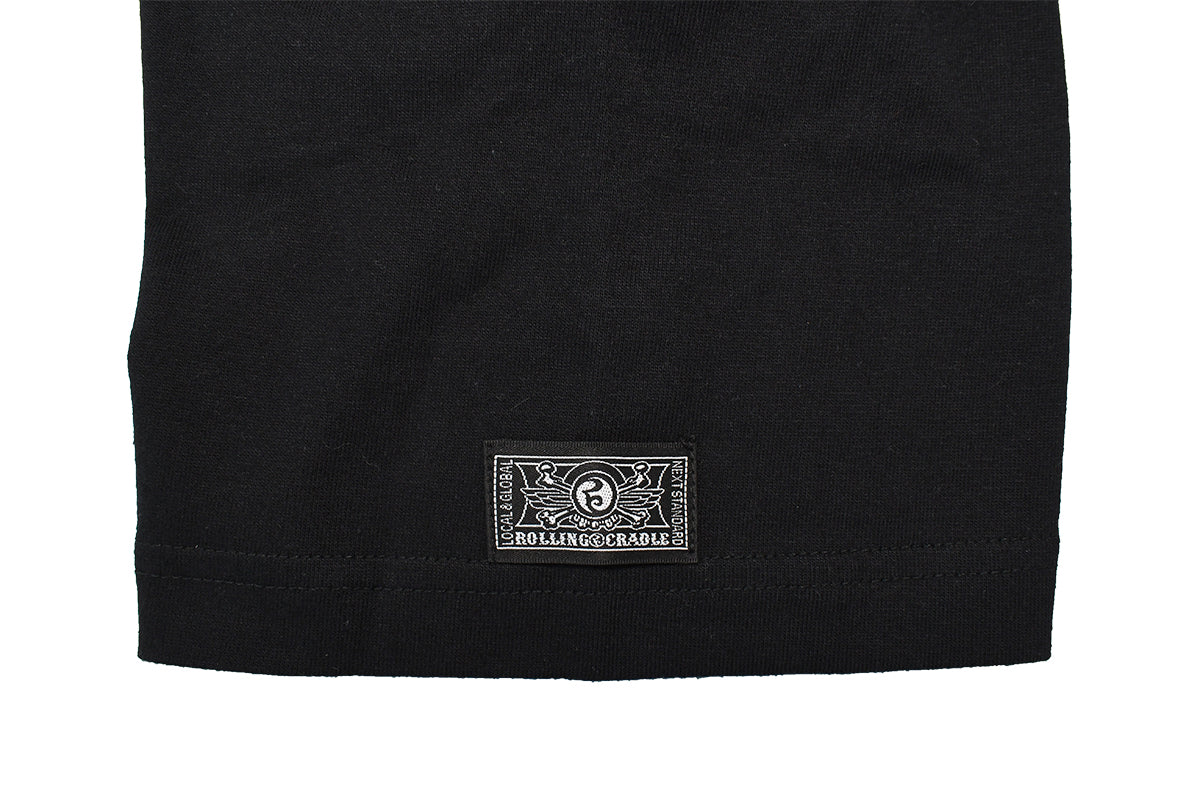 エル・デスペラード×ROLLING CRADLE コラボTシャツ(ブラック×ホワイト)