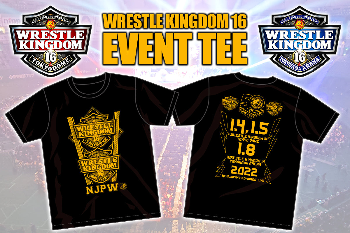 WRESTLE KINGDOM 16 大会記念 Tシャツ