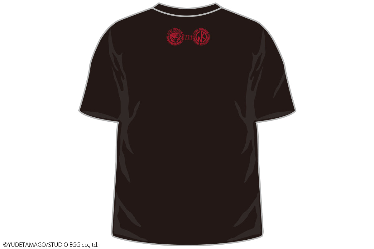 鷹木信悟×プリンス・カメハメ Tシャツ(ブラック)