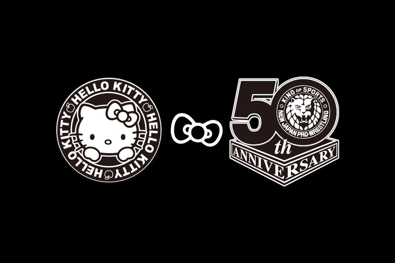 ハローキティ×新日本プロレス コラボTシャツ「50th Anniversary」
