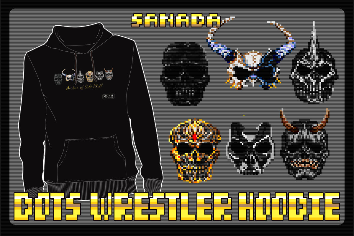 SANADA「dotswrestler」プルオーバーパーカー