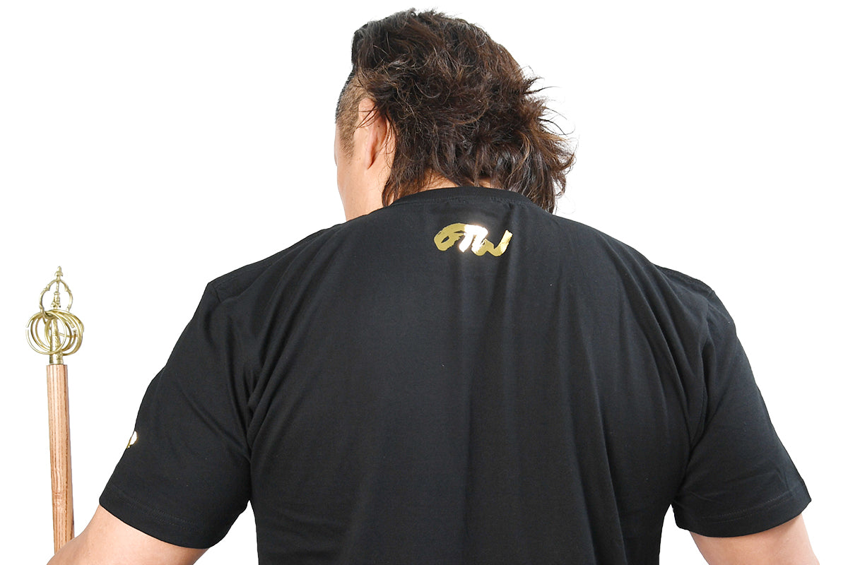 後藤洋央紀「BISHAMON」Tシャツ(金箔)