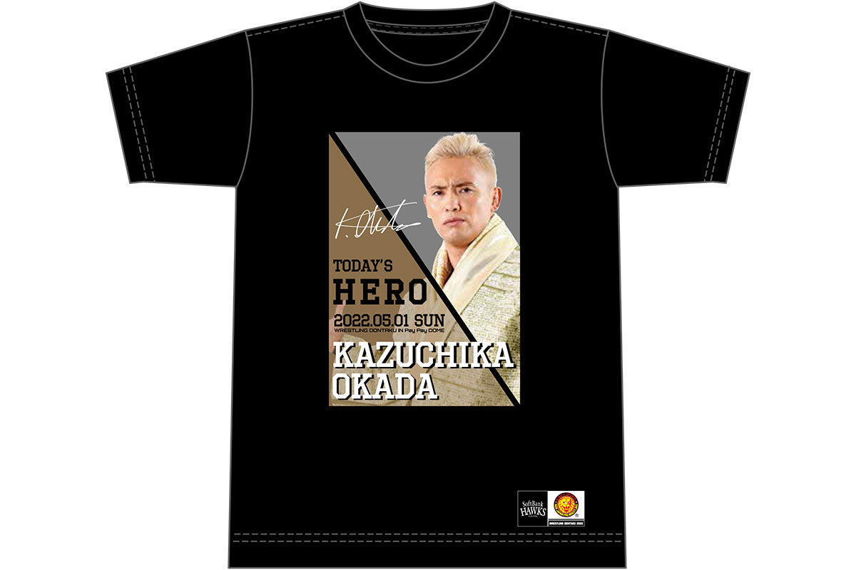HAWKS×オカダ・カズチカ Todays HERO Tシャツ