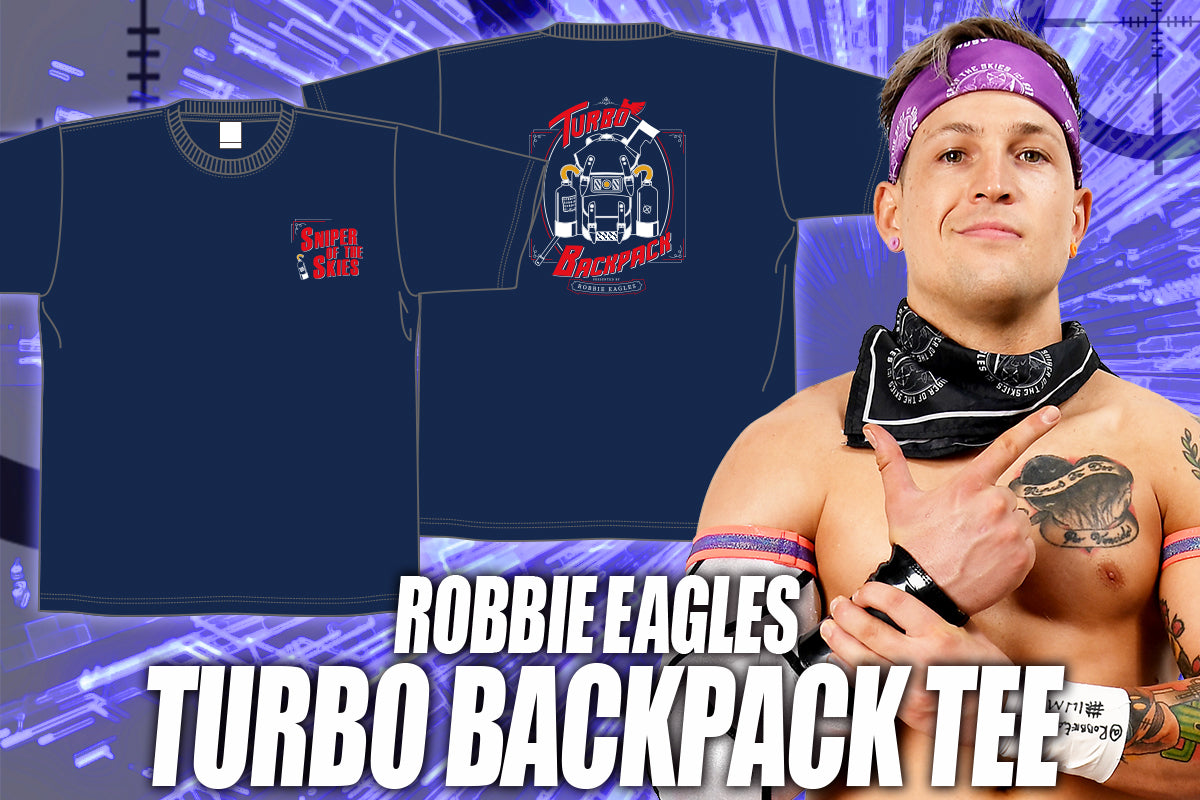 ロビー・イーグルス「TURBO BACKPACK」Tシャツ