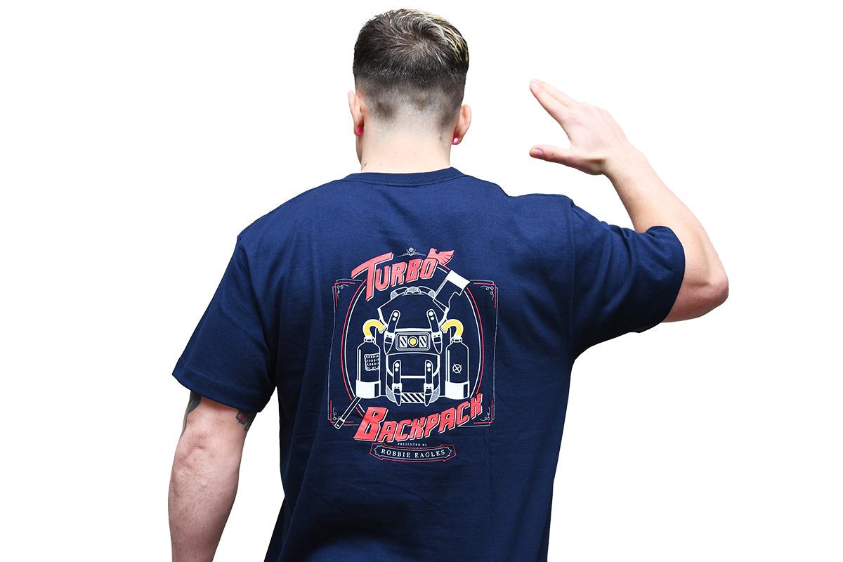 ロビー・イーグルス「TURBO BACKPACK」Tシャツ