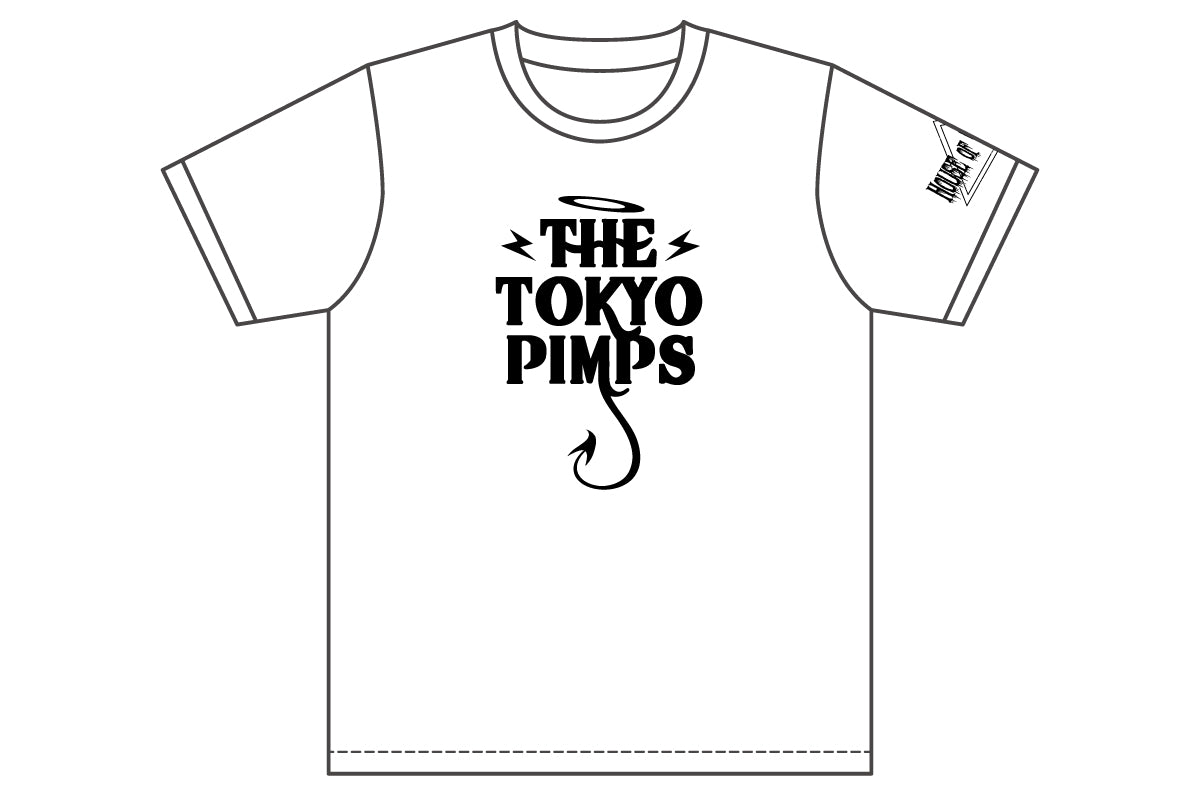 高橋裕二郎「THE TOKYO PIMPS」Tシャツ(ホワイト)