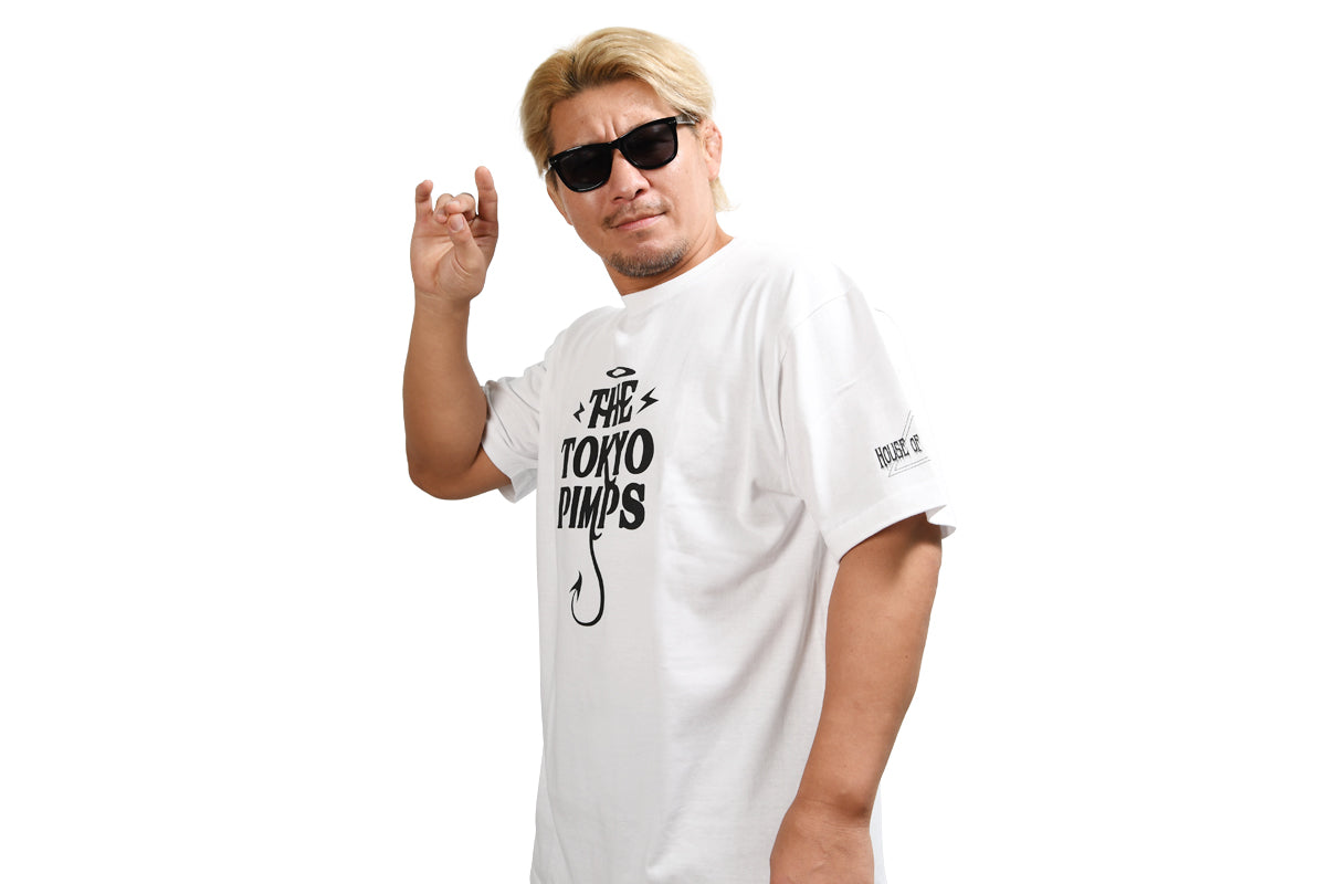 高橋裕二郎「THE TOKYO PIMPS」Tシャツ(ホワイト)
